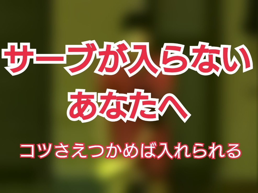 バレー サーブが入らないと困っているあなたへ サーブは コツさえつかめば入れられる バレーブログ